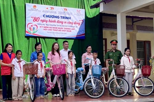Chương trình '80 ngày hành động vì cộng đồng' tại xã Tam Kim