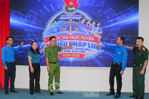 Tuổi trẻ Cà Mau tiên phong tìm hiểu pháp luật, thúc đẩy chuyển đổi số