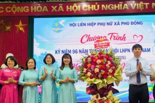 Xã Phù Đổng sôi nổi các hoạt động tôn vinh phụ nữ