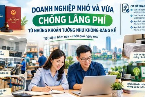 Doanh nghiệp nhỏ và vừa chống lãng phí từ những khoản tưởng như không đáng kể