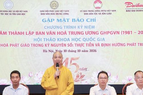 Nhiều hoạt động kỷ niệm 45 năm thành lập Ban Văn hóa Trung ương Giáo hội Phật giáo Việt Nam