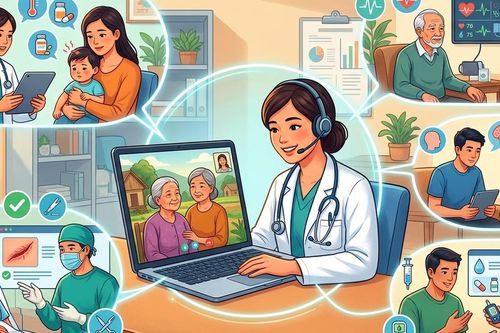 Telehealth phù hợp với những trường hợp nào sau xuất viện?