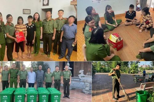 Việc làm nhỏ, ý nghĩa lớn của tuổi trẻ công an xã trong tháng 10 lịch sử