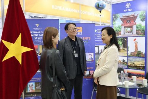 VFDA khai trương Gian hàng Điện ảnh Việt Nam tại BIFF 2026