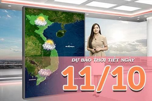 [Video] Dự báo thời tiết ngày 11/10/2026: Bắc Bộ và Bắc Trung Bộ ít mưa, Nam Bộ chiều tối có mưa dông