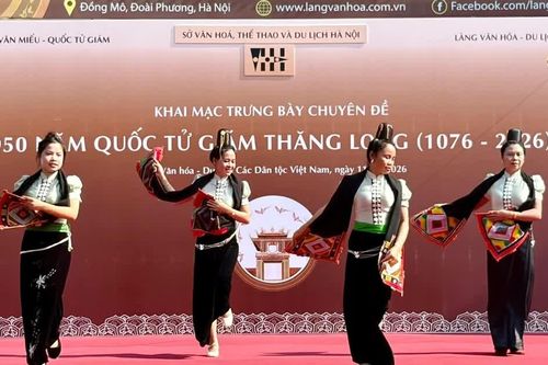 Khai mạc trưng bày chuyên đề '950 năm Quốc Tử Giám Thăng Long (1076-2026)'