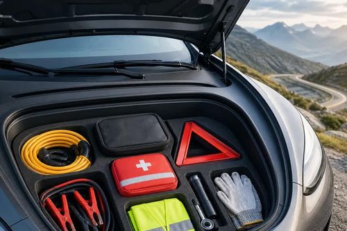 Mỗi chủ xe điện nên để sẵn bộ cứu hộ 2,2 kg ở cốp trước