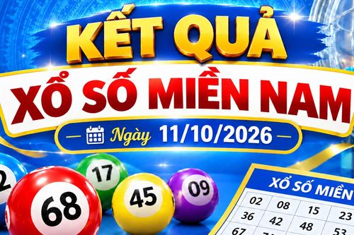 Kết quả xổ số miền Nam hôm nay ngày 11/10/2026