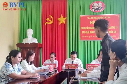 Phối hợp xét xử vụ án theo mô hình phòng xử án thân thiện