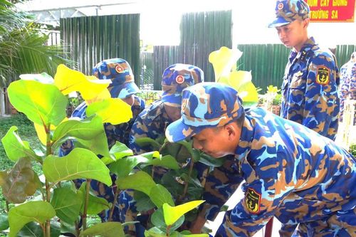 Xanh hóa Trường Sa - Ý chí, nghị lực của bộ đội Hải quân nơi đầu sóng