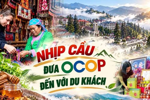 Nhịp cầu đưa OCOP đến với du khách