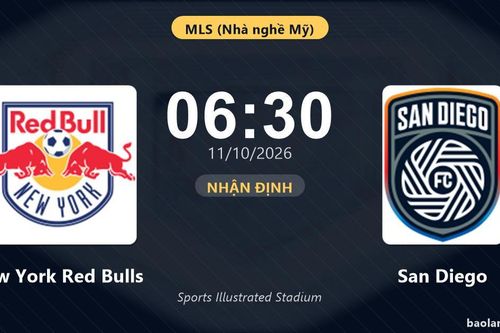 Nhận định New York Red Bulls vs San Diego: Khách quyết chặn đà sa sút
