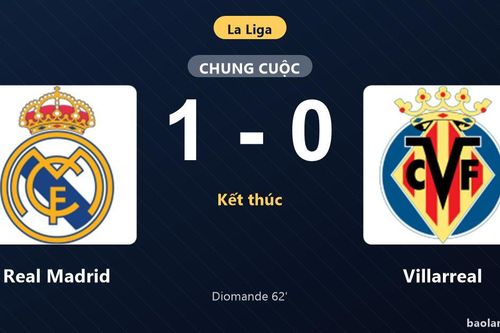 Thống kê trận đấu Real Madrid 1-0 Villarreal: Yan Diomande tỏa sáng, Real Madrid giành trọn 3 điểm