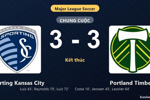 Thống kê trận đấu Sporting Kansas City 3-3 Portland Timbers: Màn rượt đuổi tỷ số mãn nhãn