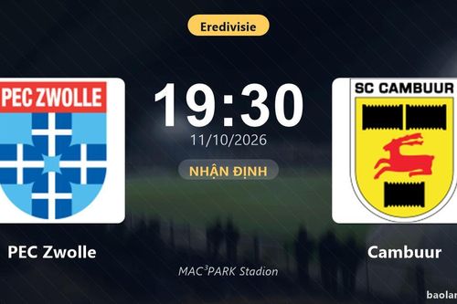 Nhận định PEC Zwolle vs Cambuur: Cả hai cùng khát thắng