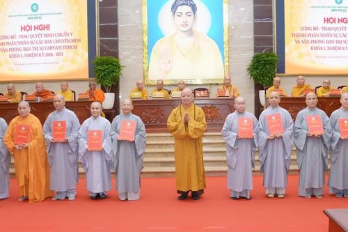 Danh sách nhân sự Phân ban Ni giới thuộc Ban Tăng sự GHPGVN TP.HCM nhiệm kỳ 2026-2031