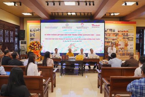 Ban Văn hóa Trung ương tổ chức Hội thảo 'Văn hóa Phật giáo trong kỷ nguyên số' nhân kỷ niệm 45 năm thành lập