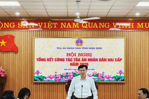 TAND tỉnh Điện Biên vượt nhiều chỉ tiêu công tác năm 2026
