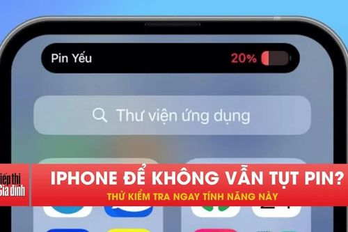 iPhone để không cũng hao pin, thử làm ngay cách này
