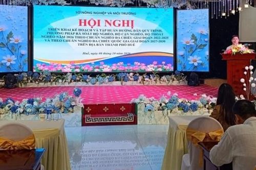 Tp. Huế tập huấn rà soát hộ nghèo, nâng cao hiệu quả giảm nghèo bền vững