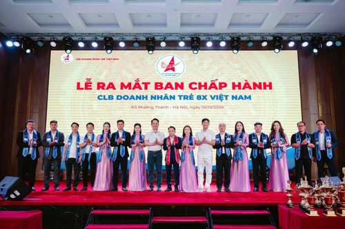 CLB Doanh nhân trẻ 8X Việt Nam ra mắt Ban Chấp hành nhiệm kỳ mới