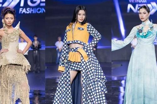 Dàn Hoa hậu, Á hậu trình diễn thiết kế của 10 thủ khoa thời trang