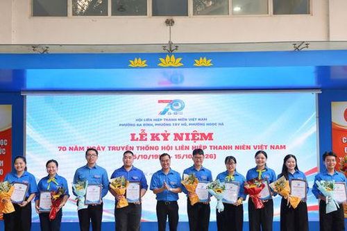 Tuổi trẻ ba phường Ba Đình, Tây Hồ, Ngọc Hà kỷ niệm ngày truyền thống thanh niên Việt Nam