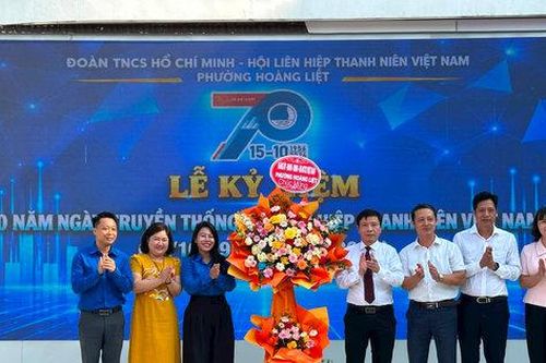 Tuổi trẻ phường Hoàng Liệt phát huy vai trò xung kích, sáng tạo