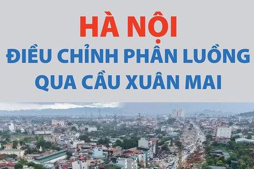 Hà Nội điều chỉnh phân luồng qua cầu Xuân Mai