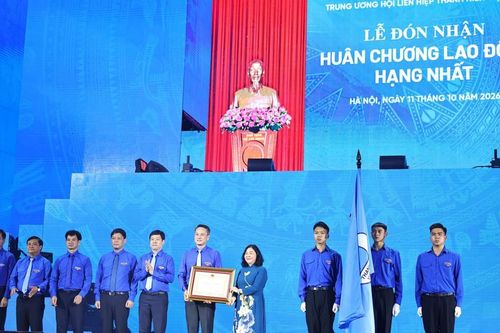 Hội Liên hiệp thanh niên Việt Nam kỷ niệm 70 năm và đón nhận Huân chương Lao động hạng Nhất
