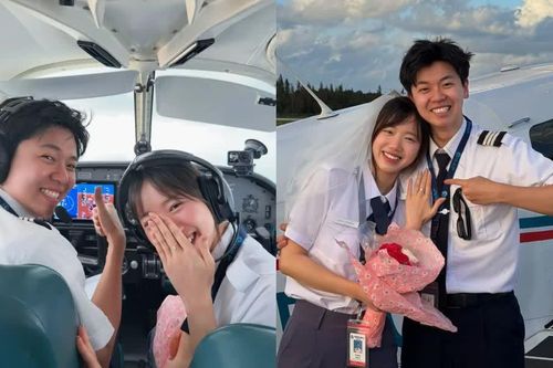 Hà Còi cầu hôn Meichan trên bầu trời Florida, khi nào cặp đôi tổ chức đám cưới?