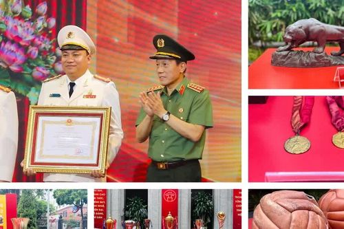 Tận mắt chiêm ngưỡng di sản 70 năm vẻ vang của CLB Công an Hà Nội