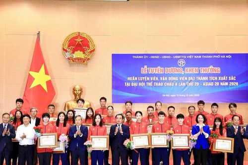 Tuyên dương huấn luyện viên, vận động viên xuất sắc tại ASIAD 20