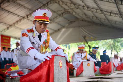 Tổng duyệt lễ truy điệu, an táng 731 hài cốt liệt sĩ ở TP.HCM