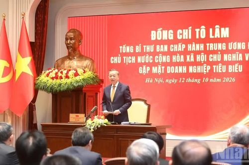 Tổng Bí thư, Chủ tịch nước Tô Lâm gặp mặt doanh nghiệp tiêu biểu
