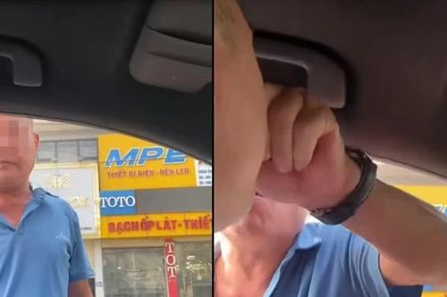 Người đàn ông đầu trần đi xe máy chặn ô tô, véo mũi, tát tài xế khai gì?