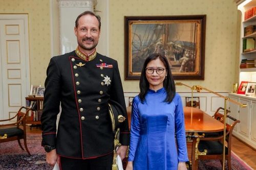 Đại sứ Lê Thị Thu trình Thư ủy nhiệm lên Quốc vương Na Uy