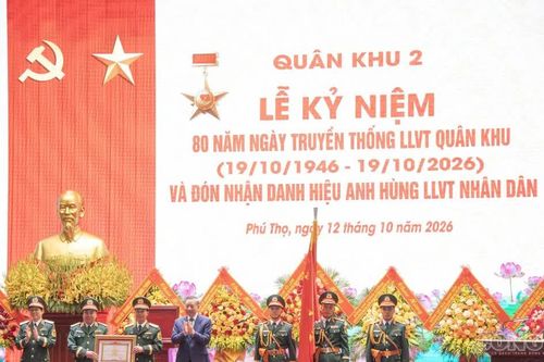 Quân khu 2 đón nhận danh hiệu Anh hùng: Hun đúc truyền thống 'trung thành, tự lực, đoàn kết, anh dũng, chiến thắng'