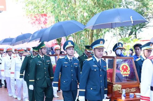 Hình ảnh tổng duyệt Lễ truy điệu, đưa hài cốt 731 liệt sĩ ở Công viên Lê Thị Riêng về nơi an nghỉ