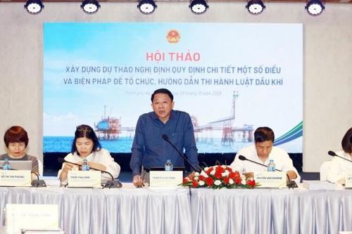 [VIDEO] Bộ Công Thương lấy ý kiến hoàn thiện Nghị định hướng dẫn thi hành Luật Dầu khí