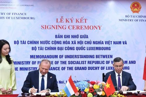 Việt Nam và Luxembourg ký kết hợp tác tài chính thúc đẩy phát triển bền vững