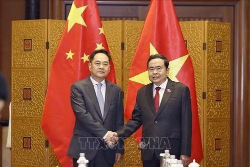 Chủ tịch Quốc hội Trần Thanh Mẫn tiếp các nhân sĩ hữu nghị Trung Quốc