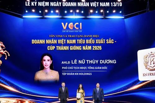 CEO Lê Nữ Thùy Dương được vinh danh Doanh nhân Việt Nam tiêu biểu