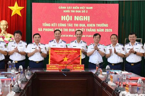 Khối thi đua số 2 Cảnh sát biển Việt Nam tổng kết Phong trào Thi đua Quyết thắng năm 2026