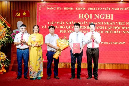 Phường Nếnh gặp mặt, tôn vinh doanh nghiệp, doanh nhân