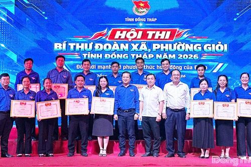 Bí thư Đoàn xã Tân Thạnh đạt giải Nhất Hội thi Bí thư Đoàn xã, phường giỏi tỉnh Đồng Tháp