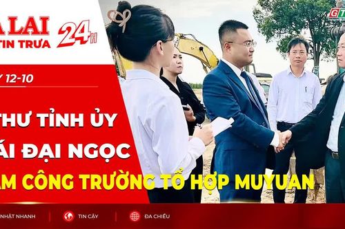 Điểm tin trưa: Bí thư Tỉnh ủy Thái Đại Ngọc thăm công trường Tổ hợp Muyuan