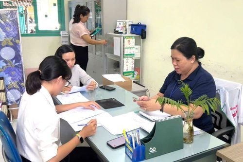 Giám sát công tác y tế trường học tại Trường THPT Chu Văn An, phường Bảo An