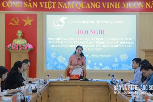 Hội nghị phản biện xã hội về quy định đối với cộng tác viên dân số trên địa bàn tỉnh