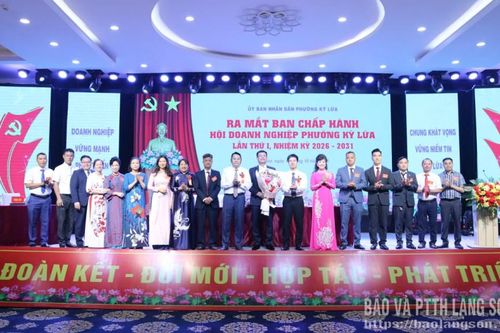 Đại hội Hội Doanh nghiệp phường Kỳ Lừa lần thứ I nhiệm kỳ 2026 - 2031